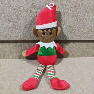 Holiday Plush Elf Christmas Ornament #B